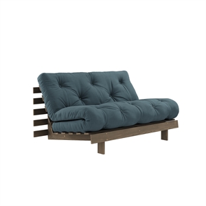 Karup Roots Sovesofa 140x200 Carob Brown/757 Petrol Blue