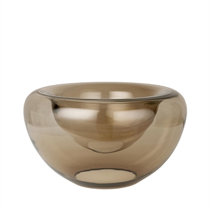 Kristina Dam Studio Opal Bowl Stor Glas Brun