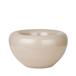 Kristina Dam Studio Opal Bowl Stor Glas Beige