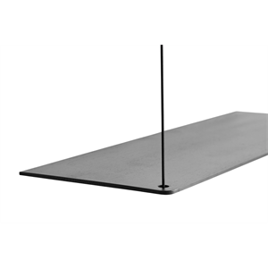 Woud Stedge Ekstra Hylde Sort Eg 80 Cm