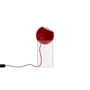 &Tradition Topan VP14 Gulvlampe Topan Floor Lamp VP14 Klar Akryl/Vermilion Red