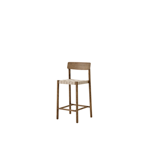 &Tradition Betty TK12 Counterstol Røget Eg/Natural Linnedflet