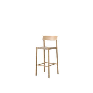 &Tradition Betty TK15 Barstol Lakeret Eg/Natural Linnedflet