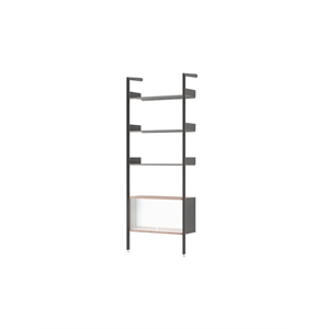 &Tradition Rombe Full Bay IF3 Cabinet Reol Lakeret Valnød/Antracit