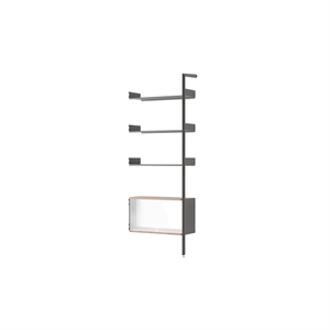&Tradition Rombe Bay IF6 Cabinet Ekstra Hylde Lakeret Valnød/Antracit