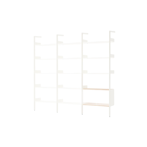 &Tradition Rombe IF1 &IF4 & IF6 Reol Konfiguration H Lakeret Eg/Alabaster