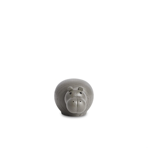 Woud Hibo Hippopotamus Mini Taupe