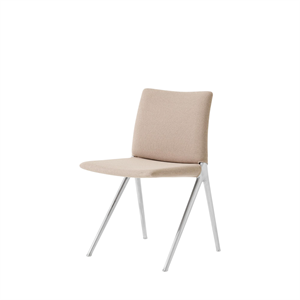 &Tradition Kape IF7 Spisebordsstol Poleret Aluminium/Grain 61252