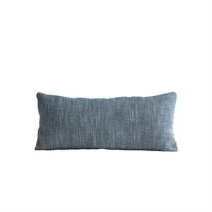 Woud Herringbone Pude Blå