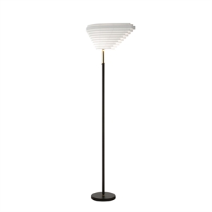 Artek A805 Angel Wing Gulvlampe Poleret Messing