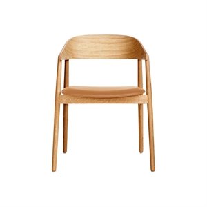 Andersen Furniture AC2 Spisebordsstol Matlakert Eg/Cognac