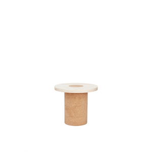 Frama Sintra Sidebord/Sofabord Lille Hvid Marmor/Kork