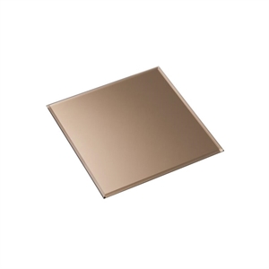 STOFF Nagel Glass Base Square 27x27 Smoked Brown