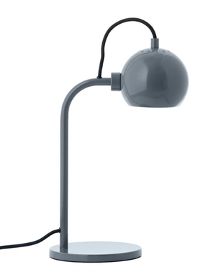 Frandsen Ball Single Bordlampe Glossy Steel Blue