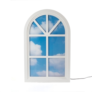Seletti Window Lampe 2 Hvid/Lyseblå