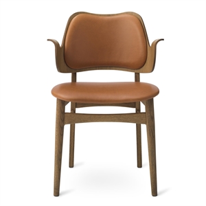 Warm Nordic Gesture Spisebordsstol med Sæde og Rygpolstring Teaktræ Egetræ/Silk 0250