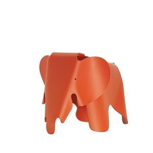 Vitra Eames Elephant Taburet Stor Valmuerød