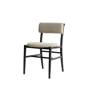 101 Copenhagen Nama Spisebordsstol Coffee Black/Hør