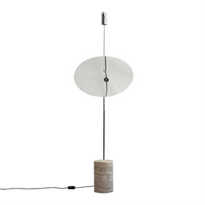 101 Copenhagen The Moon Gulvlampe Krom