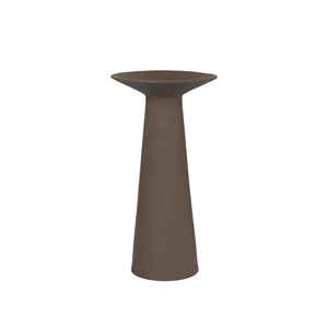 Kristina Dam Studio Collar Vase Stor Dark Brown Engobe