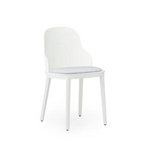 Normann Copenhagen Allez Spisebordsstol Canvas Polstret Hvid