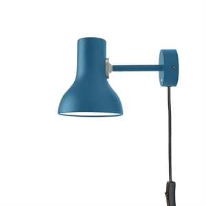 Anglepoise Type 75 Mini Væglampe Margaret Howell Edition med Ledning Saxon Blue