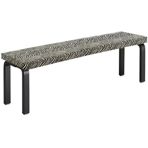 artek 168B Bænk Sort/Zebra