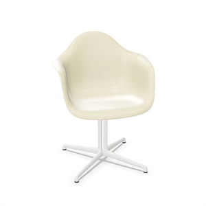 Vitra Eames Fiberglass DAL Spisebordsstol Parchment/Smooth White