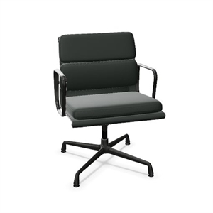 Vitra Soft Pad EA 208 Kontorstol Med Swivel Jade/Dyb Sort