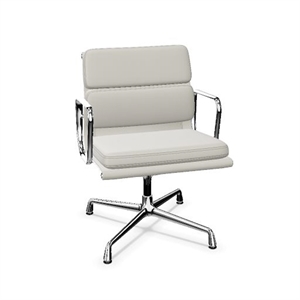 Vitra Soft Pad EA 208 Kontorstol Med Swivel Cement/Krom