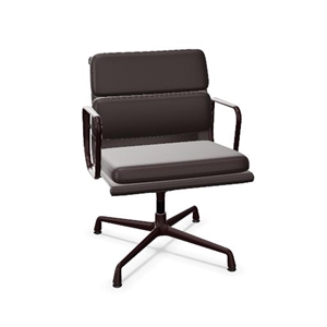 Vitra Soft Pad EA 207 Kontorstol Blomme/Mørk Bordeaux