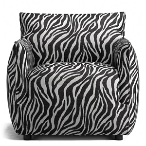 Decotique Le Petite Lænestol Zebra/Sort/Hvid