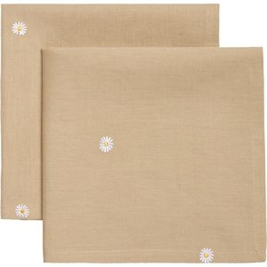 Decotique Daisy Serviet Sæt af 2 Beige