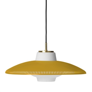 Warm Nordic Opal Shade Pendel Honning Gul