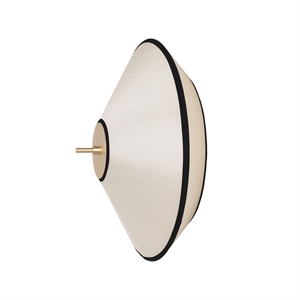 Edgeform Tafta Væg/Loftlampe Ø40 Sort/Off-White