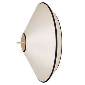 Edgeform Tafta Væg/Loftlampe Ø52 Sort/Off-White