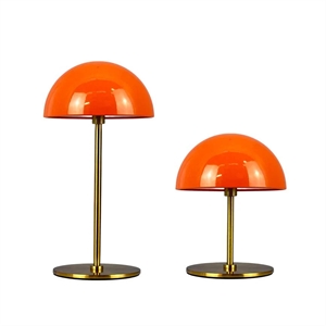 Dyberg Larsen ALONG Mini Bordlampe LED 2 stk Orange/Messing