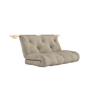 Karup Hooked Sovesofa Med Madras 135x200 Raw/641 Warm Sand