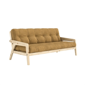 Karup Grab Sovesofa Med 5-Lags Madras 643 Golden Ochre/Raw