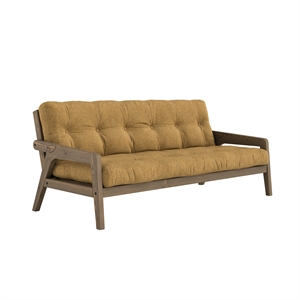Karup Grab Sovesofa Med 5-Lags Madras 643 Golden Ochre/Carob Brown