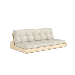 Karup Base Sovesofa Med 5-Lags Madras Raw/640 Soft Chalk