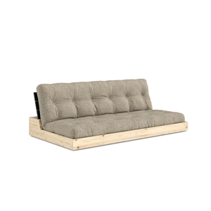 Karup Base Sovesofa Med 5-Lags Madras Black Night/641 Warm Sand
