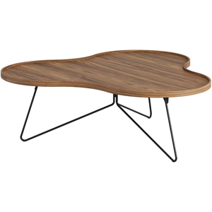 Swedese Flower Mono Sofabord 114x39 Sort/Valnød