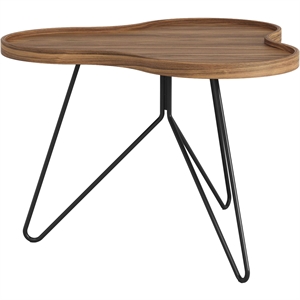 Swedese Flower Mono Sofabord 66x45 Sort/Valnød