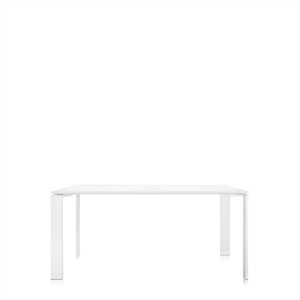 Kartell FOUR Soft-Touch Skrivebord 158x79 Hvid