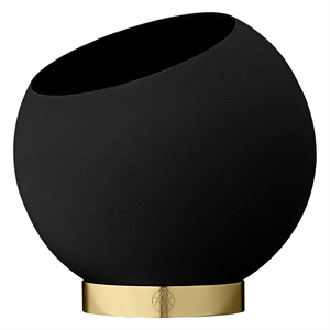 AYTM GLOBE Blomsterkrukke Sort Ø17 cm