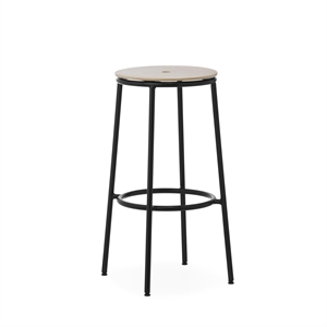 Normann Copenhagen Circa Barstol H75 Sort/Eg