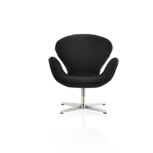 Fritz Hansen Miniature Svanen Lænestol Sort