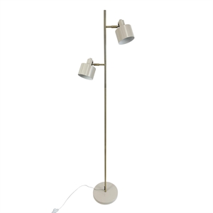 Dyberg Larsen Ocean Gulvlampe Beige/Messing