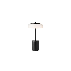 Nuura Blossi Transportabel Lampe Mini Sort/Opal